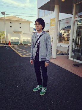 「ADAM ET ROPE'（アダムエロペ）のアイテム（アクセサリー）」を使った、kazzzzさん（メンズ・169cm）の秋コーディネート