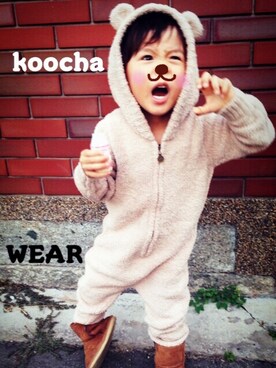 koocha&chiichaさんの（gelato pique Baby＆Kids | ジェラートピケ　ベイビーアンドキッズ）を使ったコーディネート