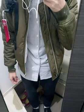 「Another Edition（アナザーエディション）のアイテム（パンツ）」を使った、たーかやさん（メンズ・173cm）の春コーディネート