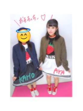 「卒業旅行」｜「アイテム（ジャケット/アウター）」を使った、あやさん（レディース・159cm）の春コーディネート