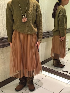 yukkoさん(レディース・152cm)の冬コーディネート