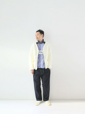 「WILD THINGS（ワイルドシングス）のアイテム（その他アウター）」を使った、LOOK AT USさん（メンズ・174cm）の冬コーディネート
