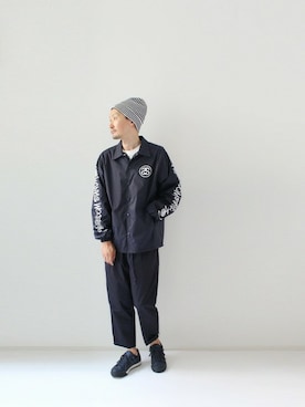 「stussy」｜LOOK AT USさん（メンズ・174cm）の冬コーディネート