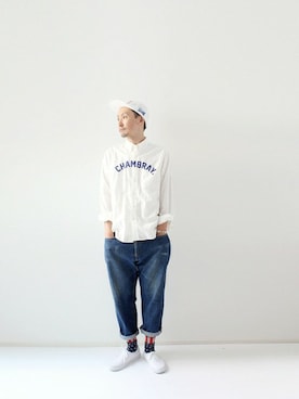 「藤原ヒロシ」｜LOOK AT USさん（メンズ・174cm）の冬コーディネート