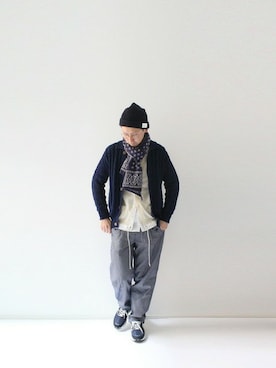 「マルジェラ」｜LOOK AT USさん（メンズ・174cm）の冬コーディネート