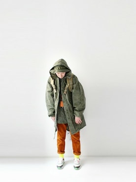 「LOOK AT US」｜LOOK AT USさん（メンズ・174cm）の冬コーディネート