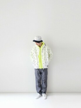 「WILD THINGS（ワイルドシングス）のアイテム（ブルゾン）」を使った、LOOK AT USさん（メンズ・174cm）の冬コーディネート