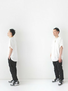 「CAMBER（キャンバー）のアイテム」を使った、LOOK AT USさん（メンズ・174cm）の春コーディネート