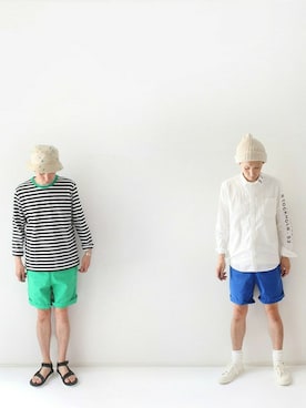 「LOOK AT US」｜「アイテム（パンツ）」を使った、LOOK AT USさん（メンズ・174cm）の春コーディネート