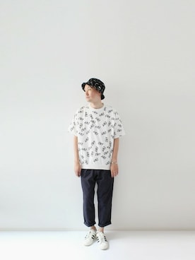 「LOOK AT US」｜LOOK AT USさん（メンズ・174cm）の夏コーディネート