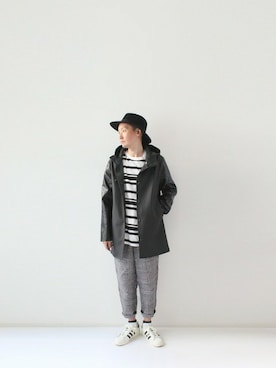 「stutterheim」｜LOOK AT USさん（メンズ・174cm）の秋コーディネート