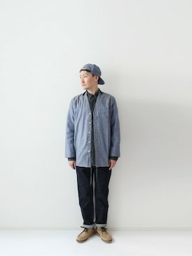 「LOOK AT US」｜「アイテム（キャップ）」を使った、LOOK AT USさん（メンズ・174cm）の春コーディネート