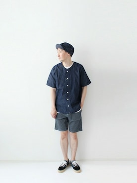 「LOOK AT US」｜「アイテム（パンツ）」を使った、LOOK AT USさん（メンズ・174cm）の春コーディネート