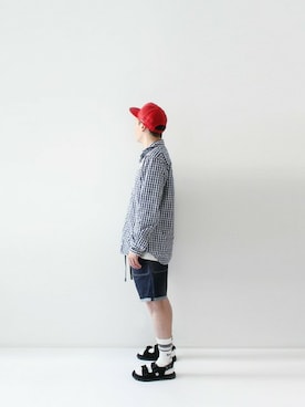 「Hombre Nino（オンブレニーニョ）のアイテム（レッグウェア）」を使った、LOOK AT USさん（メンズ・174cm）の春コーディネート