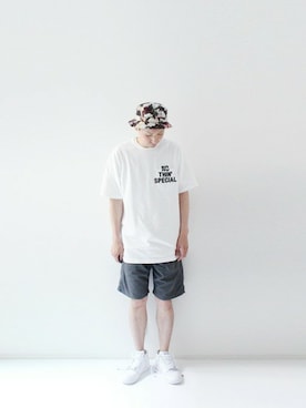 「Nothing special（ナッシングスペシャル）のアイテム」を使った、LOOK AT USさん（メンズ・174cm）の春コーディネート