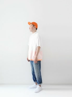 「ギャルソン」｜LOOK AT USさん（メンズ・174cm）の夏コーディネート