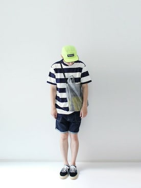 「LOOK AT US」｜LOOK AT USさん（メンズ・174cm）の夏コーディネート