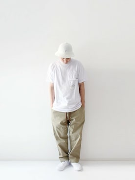 「RIPNDIP（リップンディップ）のアイテム」を使った、LOOK AT USさん（メンズ・174cm）の夏コーディネート
