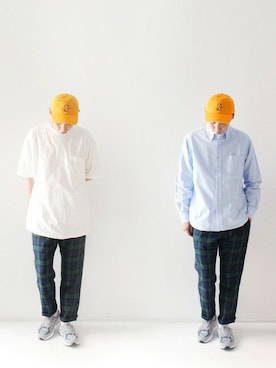 「LOOK AT US」｜「アイテム（キャップ）」を使った、LOOK AT USさん（メンズ・174cm）の秋コーディネート