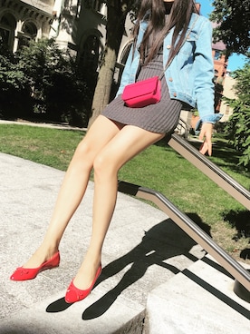 「FOREVER 21（フォーエバー トゥエンティーワン）のアイテム（ワンピース、グレー系）」を使った、muuuuuumaさん（レディース）の夏コーディネート