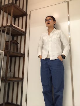 「Simva（シンバ）のアイテム」を使った、m.sさん（レディース・157cm）の春コーディネート