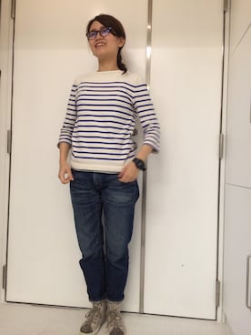 「フレンチカジュアル」｜m.sさん（レディース・157cm）の春コーディネート