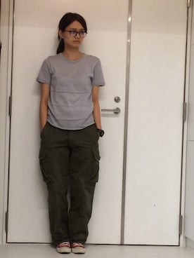 「アイテム（腕時計）」を使った、m.sさん（レディース・157cm）の夏コーディネート