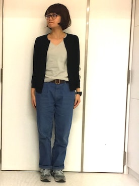 「Simva（シンバ）のアイテム」を使った、m.sさん（レディース・157cm）の冬コーディネート