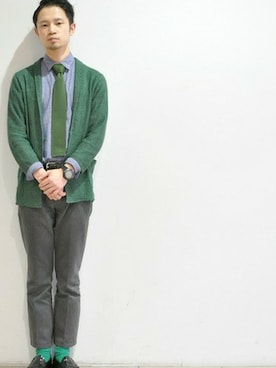 「URBAN RESEARCH（アーバンリサーチ）のアイテム（レッグウェア）」を使った、KakeruMayama(真山走)さん（メンズ・173cm）の春コーディネート