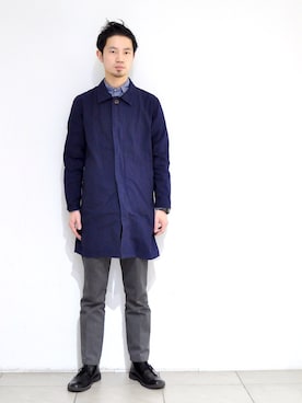 「春 コート」｜KakeruMayama(真山走)さん（メンズ・173cm）の春コーディネート