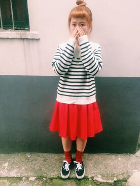 钱初八 ̑̑ෆ⃛さんのコーディネート