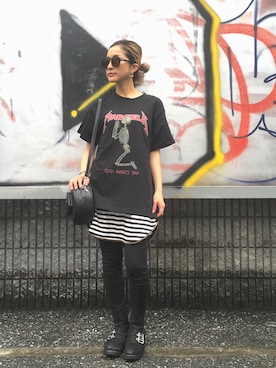 「GIVENCHY（ジバンシイ）のアイテム」を使った、hanae maruiさん（レディース・155cm）の春コーディネート