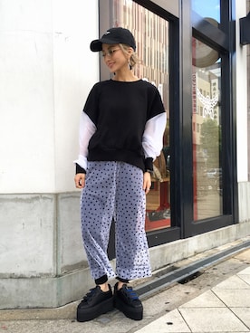 hanae maruiさん（レディース・155cm）の夏コーディネート