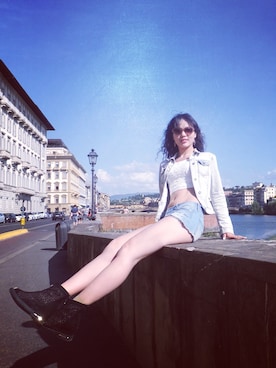 「ESCADA（エスカーダ）のアイテム」を使った、燕子さん（レディース・172cm）の秋コーディネート