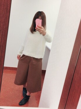 「iFace（アイフェイス）のアイテム（その他）」を使った、りささん（レディース・158cm）の秋コーディネート