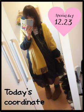 なりみいさん（レディース・162cm）の冬コーディネート