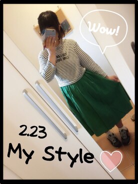 なりみいさん（レディース・162cm）の冬コーディネート