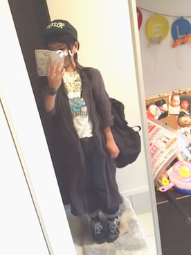 「アイテム（シャツワンピース）」を使った、なりみいさん（レディース・162cm・20代）の秋コーディネート