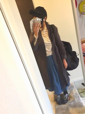 「アイテム（シャツワンピース）」を使った、なりみいさん（レディース・162cm・20代）の秋コーディネート