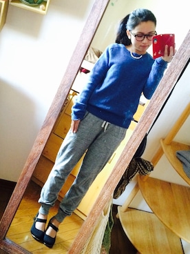 「UNIQLOコーデ」｜AKARIさん（レディース・152cm）の冬コーディネート