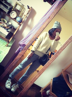 「スエット」｜AKARIさん（レディース・152cm）の秋コーディネート