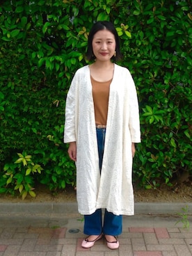「アイテム（シャツワンピース）」を使った、たけさん（レディース・153cm・20代）の夏コーディネート