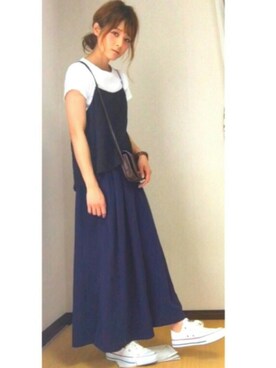 「オシャ神」｜yunさん（レディース・153cm）の夏コーディネート