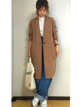 「UNIQLO（ユニクロ）のアイテム（その他）」を使った、yunさん（レディース・153cm）の秋コーディネート
