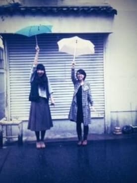 「Yves Saint Laurent（イヴサンローラン）のアイテム（スカート）」を使った、W◁さん（レディース・167cm）の春コーディネート