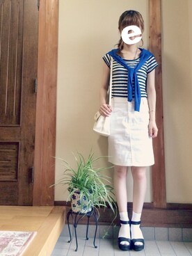 eさん(レディース・160cm)の夏コーディネート