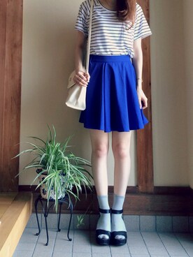 eさん(レディース・160cm)の夏コーディネート