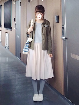 eさん(レディース・160cm)の春コーディネート