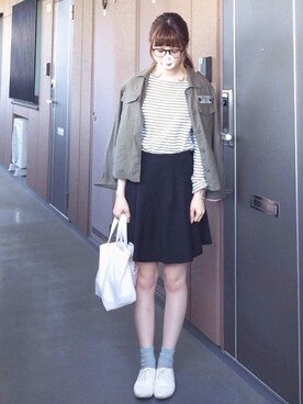 eさん(レディース・160cm)の春コーディネート