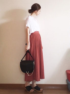 eさん（レディース・160cm）の夏コーディネート